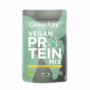 ORG. VEGAN PROTEIN MIX 78% banana: (750 g) XXL Pack GT 8436565926523